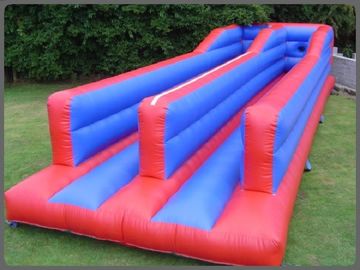 PVC Tarpaulin Bungee Run Inflatable Party Games Untuk Fantastic Family Funday