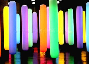 Sex Tube 8 Led Lighing Inflatable Column Mengubah Warna Untuk Diaplay