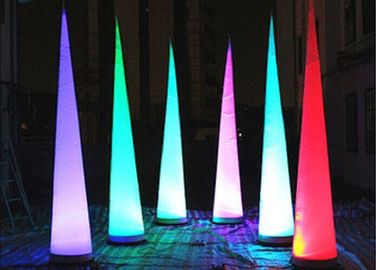 Led Lighting Inflatable Advertising Products, Dekorasi Pesta Inflatable Cone