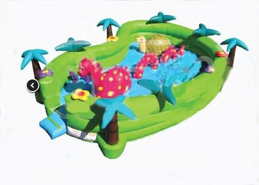 Keselamatan Jungel Seaworld Adventure Inflatable Balita Playground 24ft x 16ft x 6ft