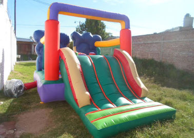 Indah Inflatable Game Bouncy Party Inflatable Combo Bouncers Dengan Slide Untuk Anak-Anak