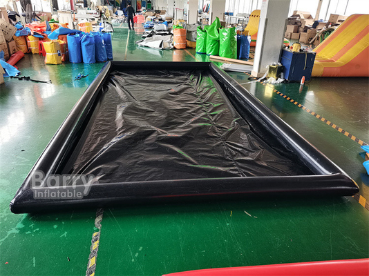 Lingkungan Ramah Mobile Wash Floor Mat Inflatable Car Wash Mat, Pengumpul Air Inflatable