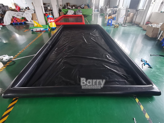 Lingkungan Ramah Mobile Wash Floor Mat Inflatable Car Wash Mat, Pengumpul Air Inflatable