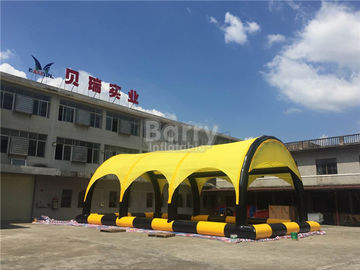 Tenda Terpal PVC Kuning Terpal Disesuaikan Dengan Kolam Renang, Shelter Inflatable