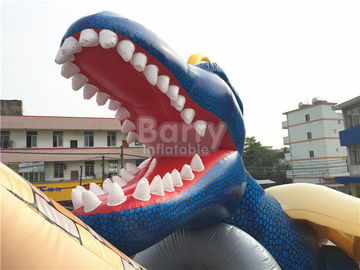 Kelas komersial Kelas Naga Besar Inflatable Water Slides 15 * 11 * 8m Disesuaikan