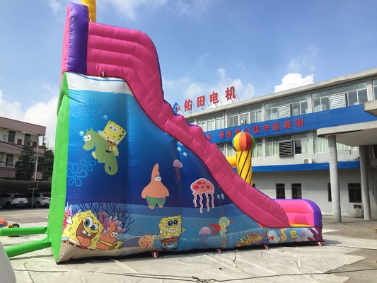 Anak-anak Bouncing House Slide Combo Jump Castle Inflatable Bouncer