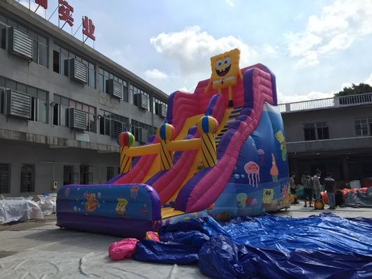 Anak-anak Bouncing House Slide Combo Jump Castle Inflatable Bouncer